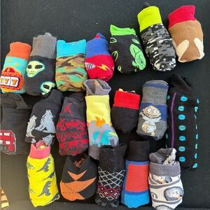 Colorful Patterned Dress Socks Collection